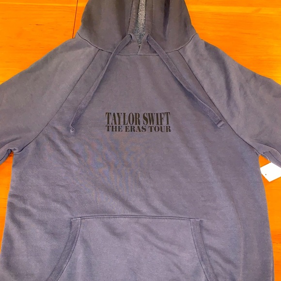 Taylor Swift - The Eras International Tour Washed Blue Hoodie - M - Picture 1 of 6